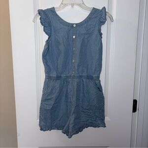 Girl’s Wonder Nation Light Blue Kids Romper Size: L